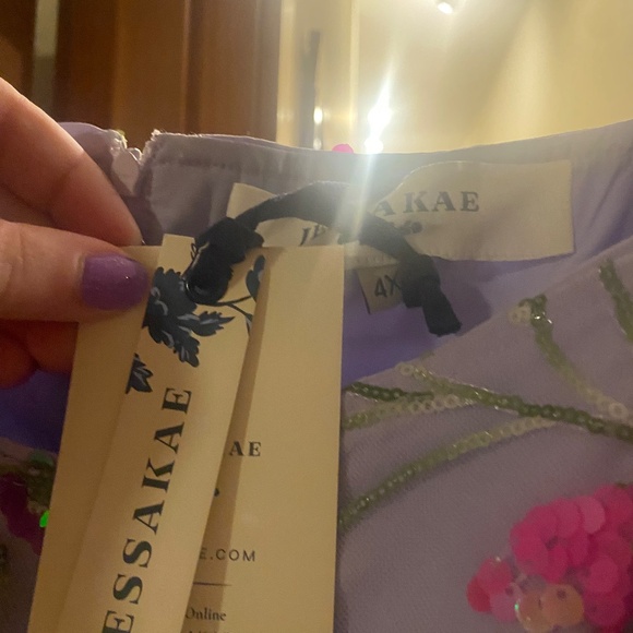 JessaKae Bramble Dress Purple 4x NWT - Picture 7 of 7